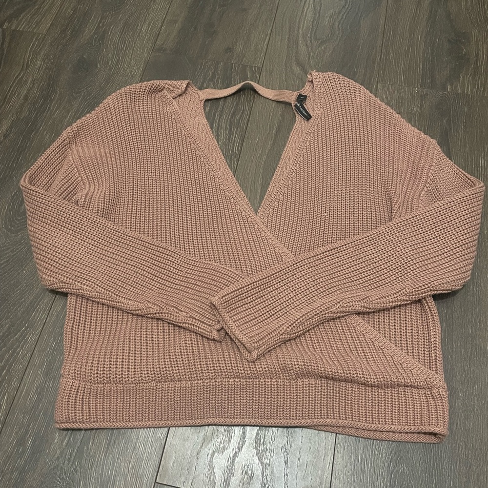 Wrap sweater